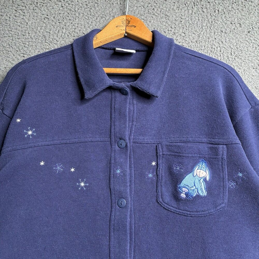 Disney Blue Eeyore Cardigan Sweater